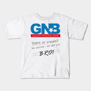 Goliath National Bank Kids T-Shirt